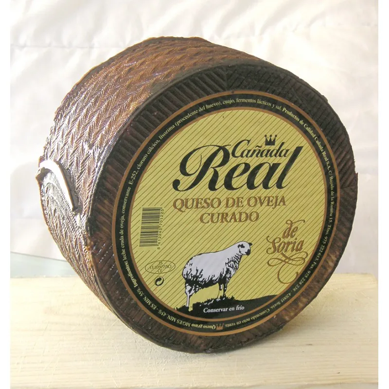 QUESO CURADO DE OVEJA CAÑADA REAL PZA. 600 GR APROX