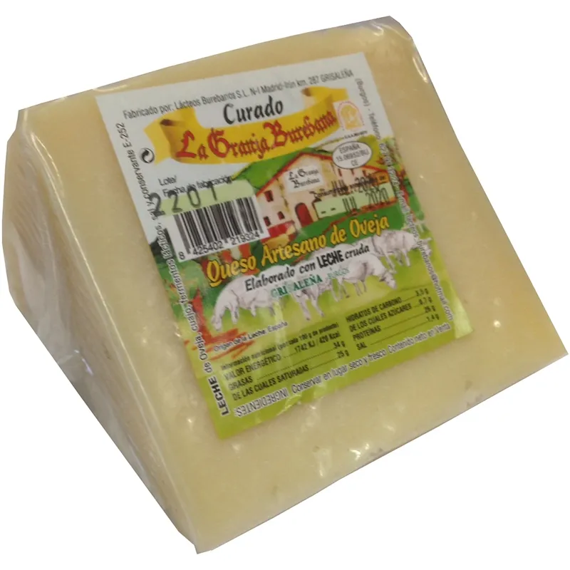 Queso Curado LA GRANJA BUREBANA Cuña 400g