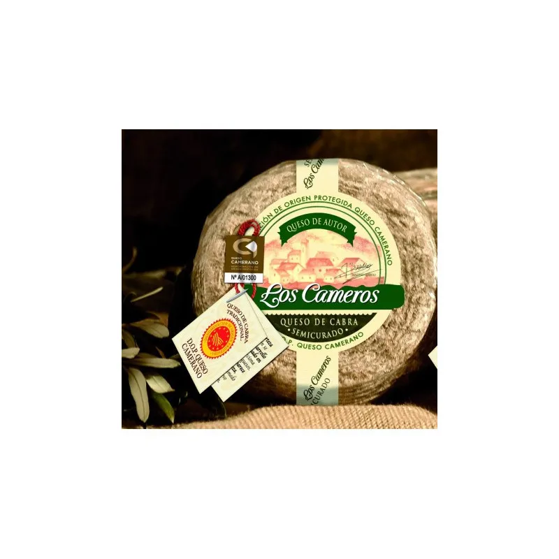Queso de Cabra Semicurado-D.O.P. Queso Camerano