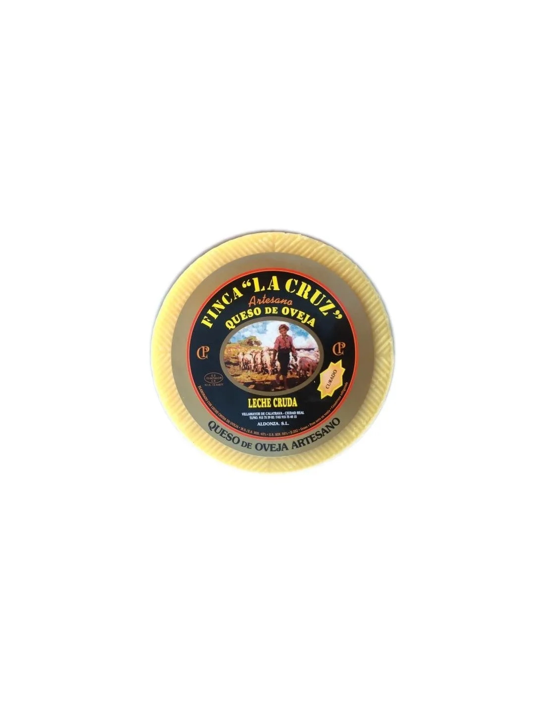 Queso de oveja curado FINCA LA CRUZ. 2 Kg aprox