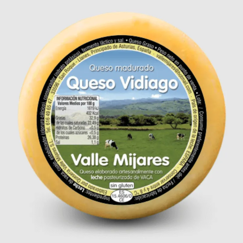 Queso Vidiago Madurado de Vaca Valle Mijares