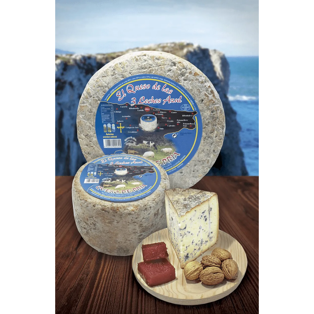 Queso de Pría de las 3 Leches Azul