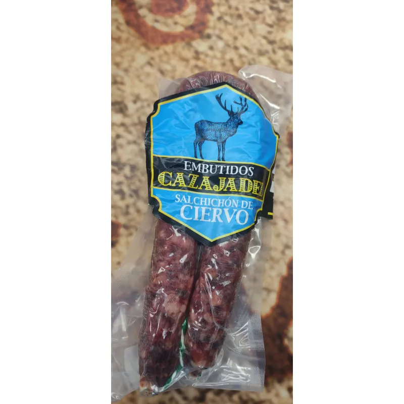 Salchichón de ciervo sarta 300 gr aprox