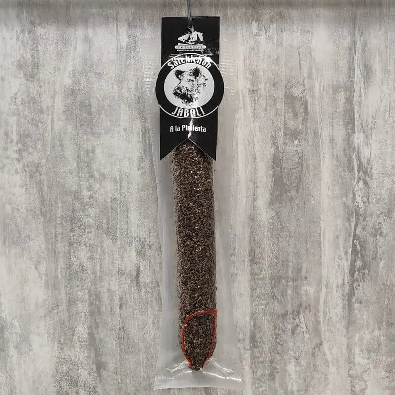 Salchichón de Jabalí a la Pimienta