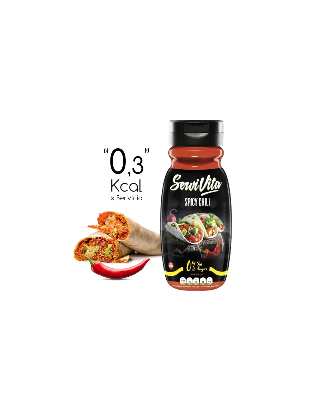 Salsa Chili Picante Servivita 320ml