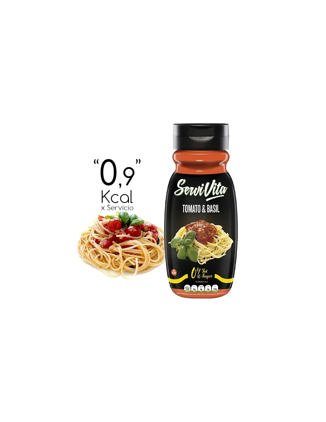 Salsa de Tomate y Albahaca Servivita 320ml