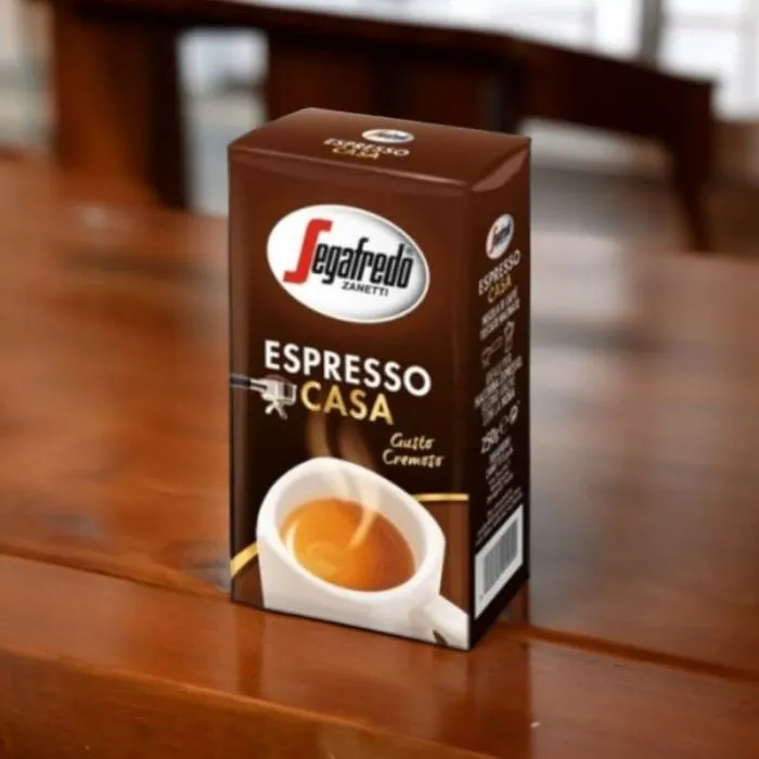 Café espresso de la casa Segafredo molido 250g