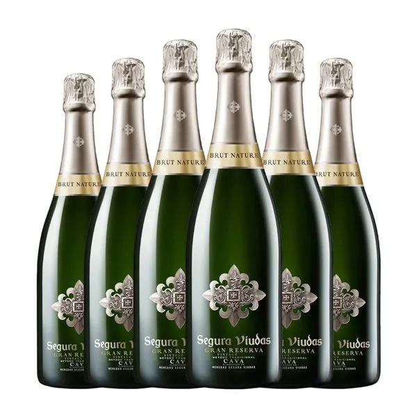 Segura Viudas Brut Cava Vintage, Premium Reserva 75 cl Espumoso Blanco (Caja de 6 unidades)