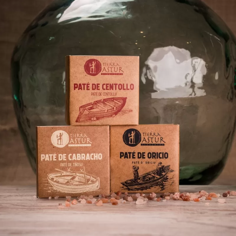 SELECCIÓN DE 3 PATÉS DE MAR (300 g.)