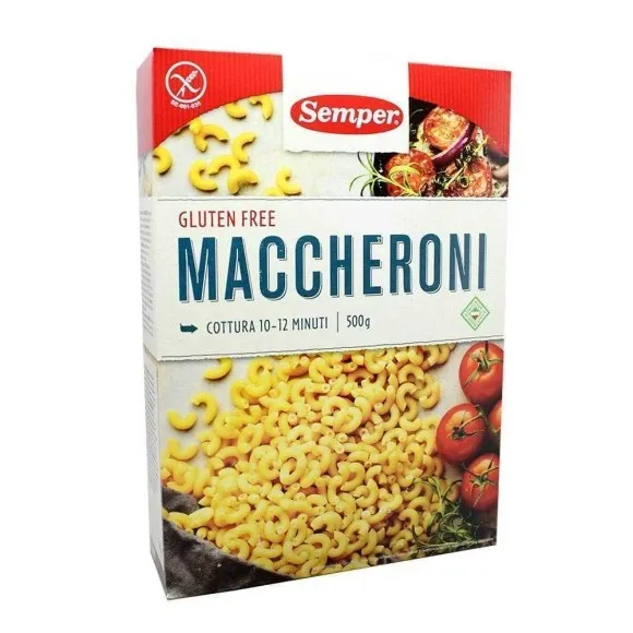 Semper Makaroner Gluten Free / Macarrones Sin Gluten 500g