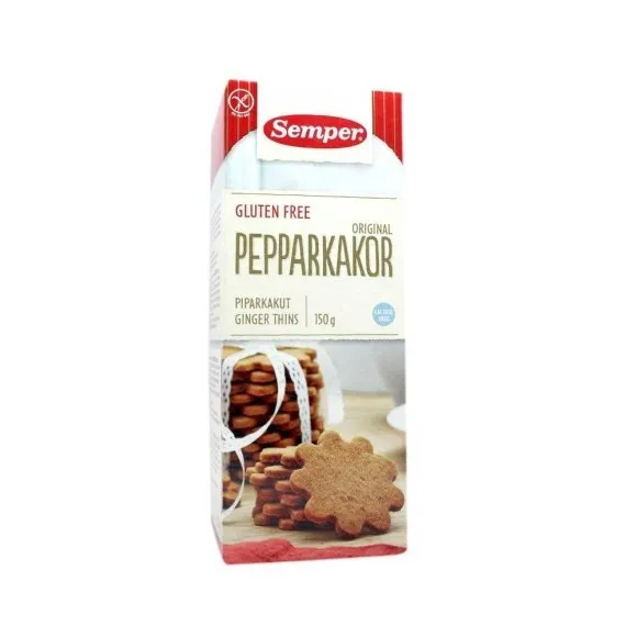 Semper Original Pepparkakor Gluten Free / Galletas de Especias Sin Gluten 150g