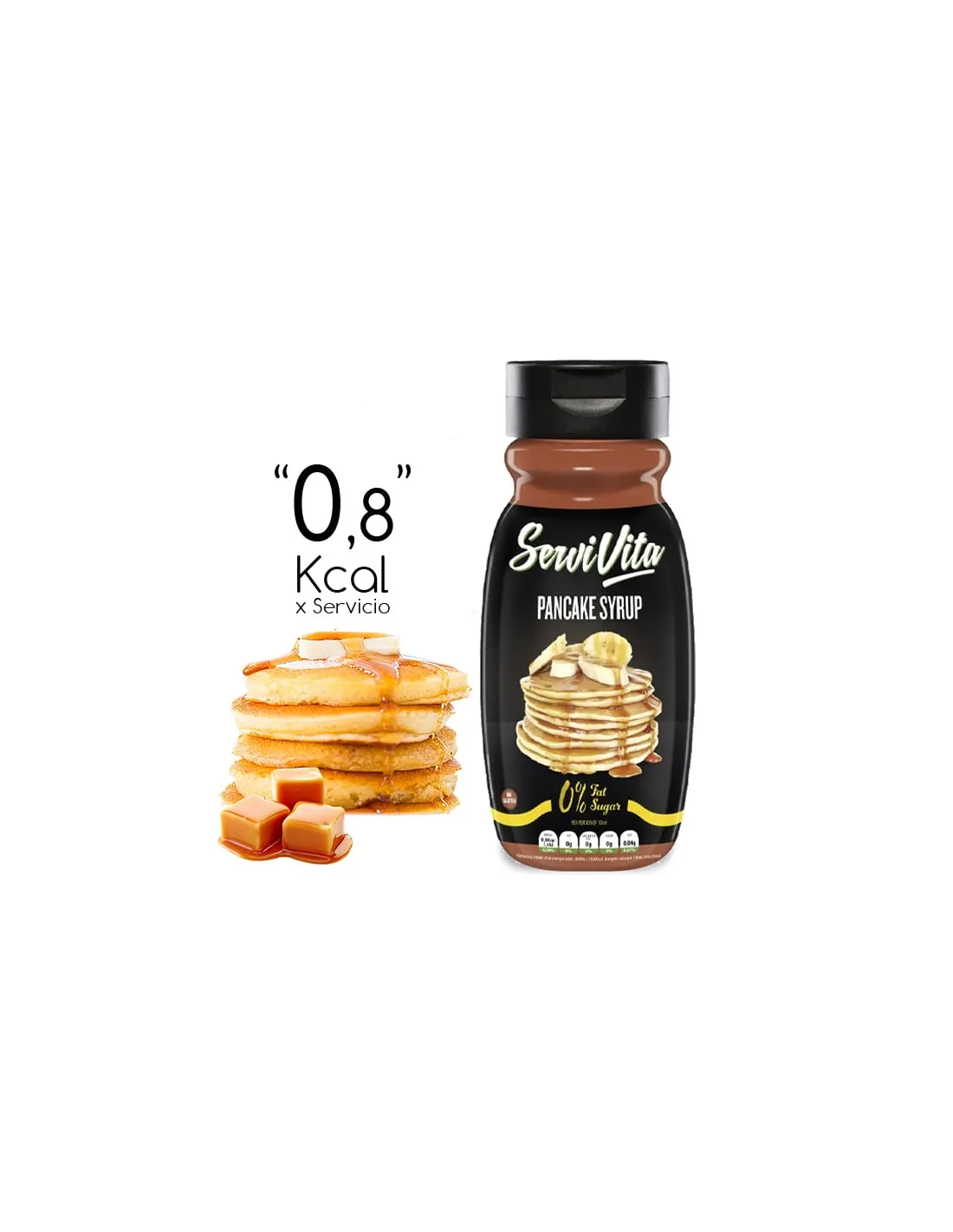 Sirope de Caramelo Pancake Servivita 320ml