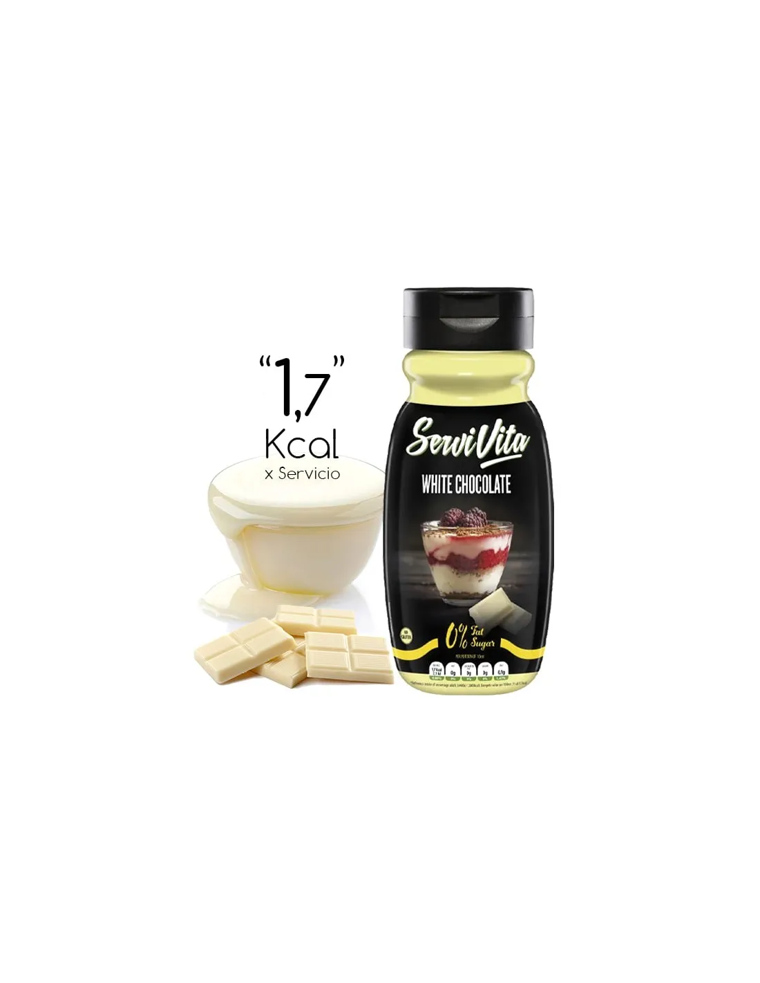 Sirope de Chocolate Blanco Servivita 320ml