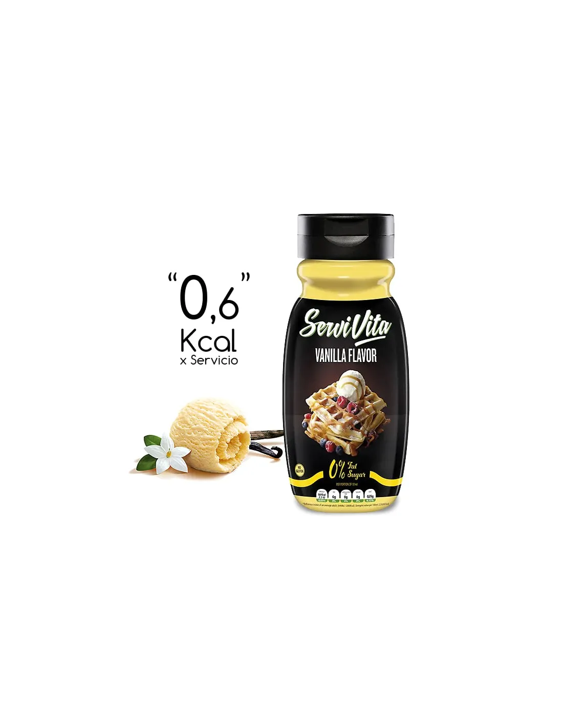 Sirope sabor Vainilla Servivita 320ml