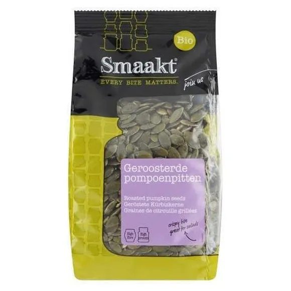 Smaakt Geroosterde Pompoenpitten / Pipas de Calabraza Tostadas 250g