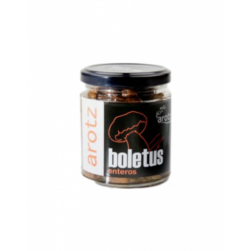 Tarro de boletus enteros
