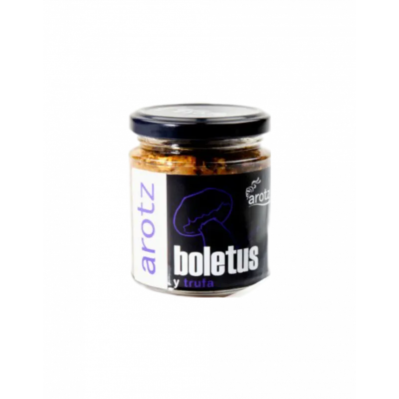Tarro de boletus y trufa