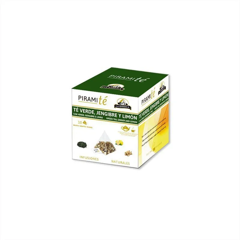 Té Verde, Jengibre y Limón (10 bolsitas)