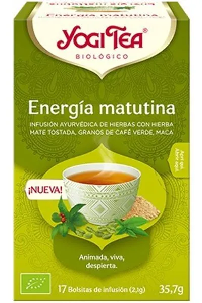 Yogi tea infusion energia matutina 17 bolsas BIo