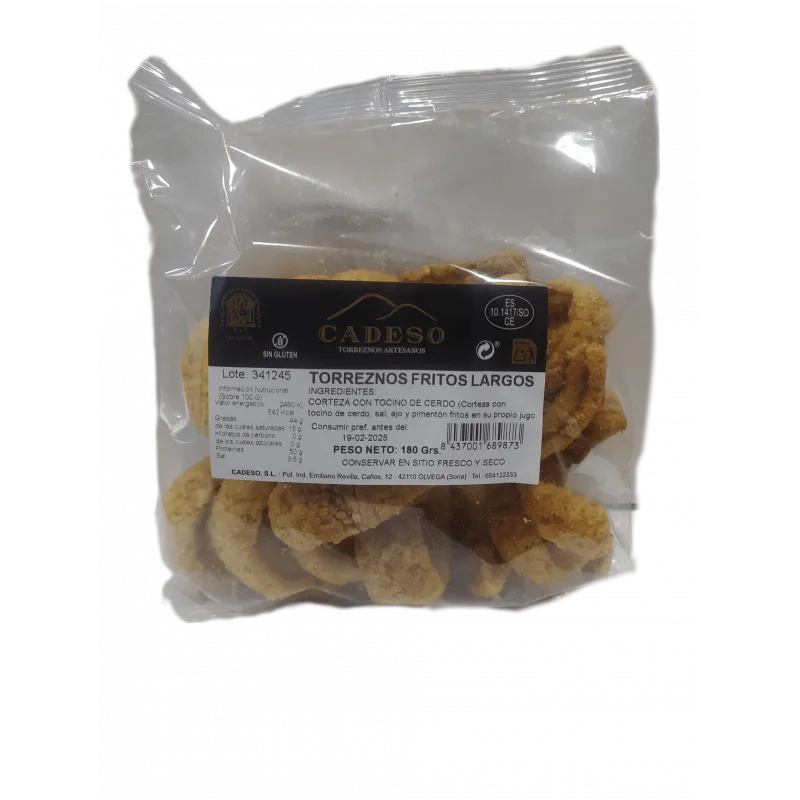 Torreznos fritos Largos