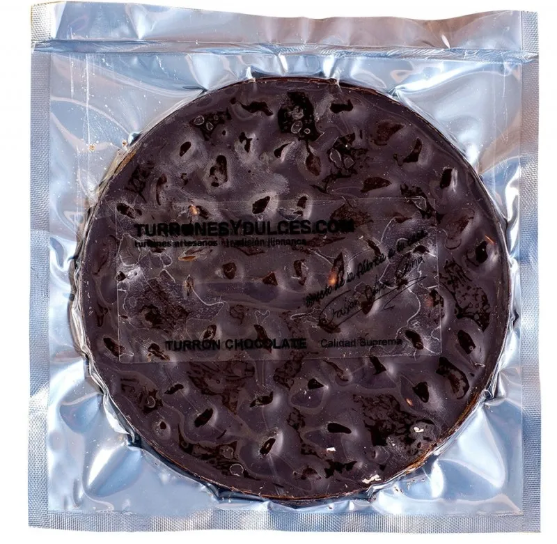 Torta chocolate negro y almendras 200g