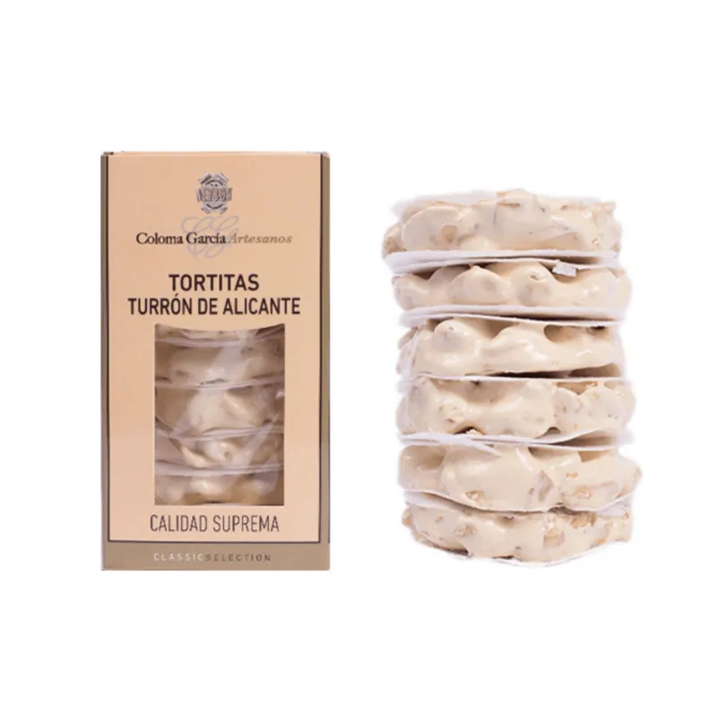 Tortitas de Turrón de Alicante Artesanal