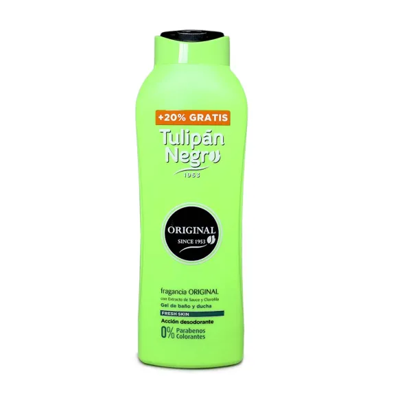 Tulipán Negro Gel de Baño Fragancia Original 650ml
