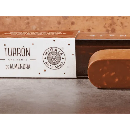 Turrón Crujiente de Almendra Migaya