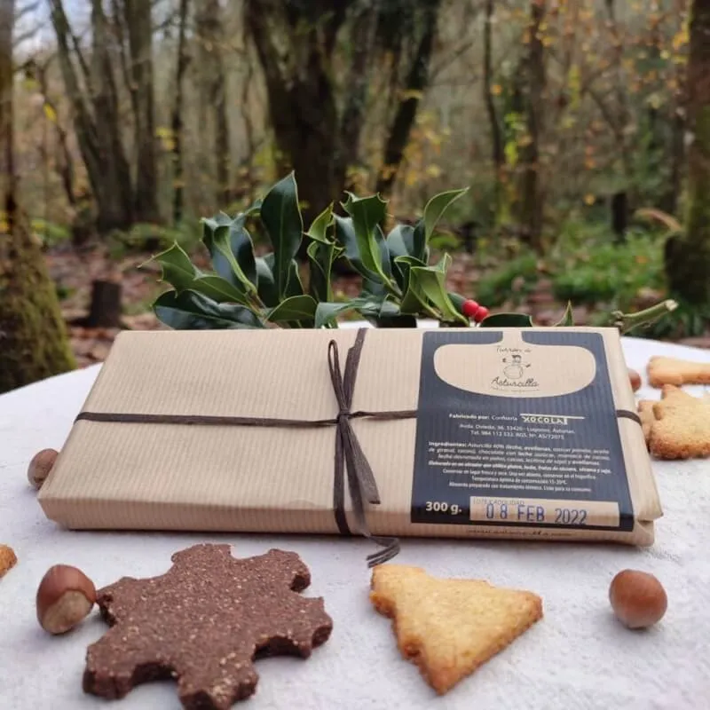 Turrón Artesano Chocolate con Leche Asturcilla 300gr.