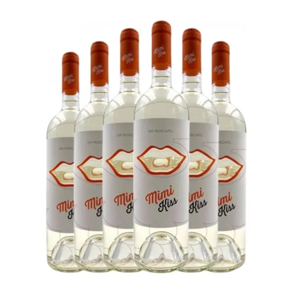 Vermut Mimi Kiss Moscato Blanco 75 cl (Caja de 6 unidades)