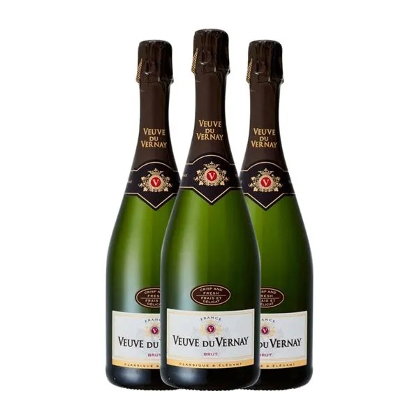 Veuve du Vernay Brut Blanc de Blancs 75 cl Espumoso Blanco (Caja de 6 unidades)