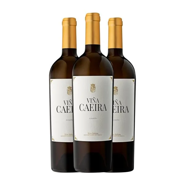 Viña Caeira Albariño Rías Baixas 75 cl Vino Blanco (Caja de 3 unidades)