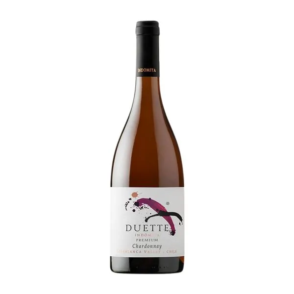 Viña Indómita Duette Chardonnay Valle de Casablanca Crianza 75 cl Vino Blanco
