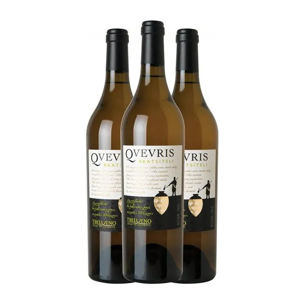 Vino Naranja Tbilvino Qvevris Rkatsiteli Kakheti 75 cl Vino Naranja (Caja de 3 unidades)
