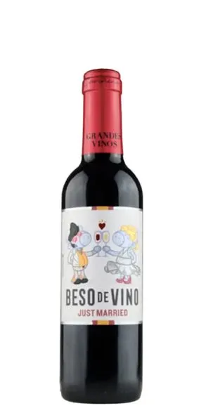 'Vino Tinto Beso de Vino Just Married 37CL'