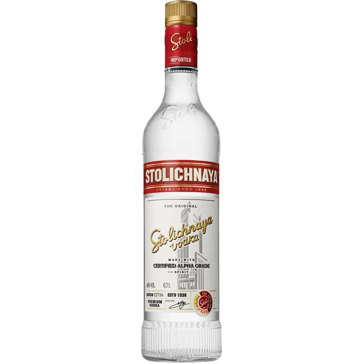 Vodka Ruso STOLICHNAYA 70cl