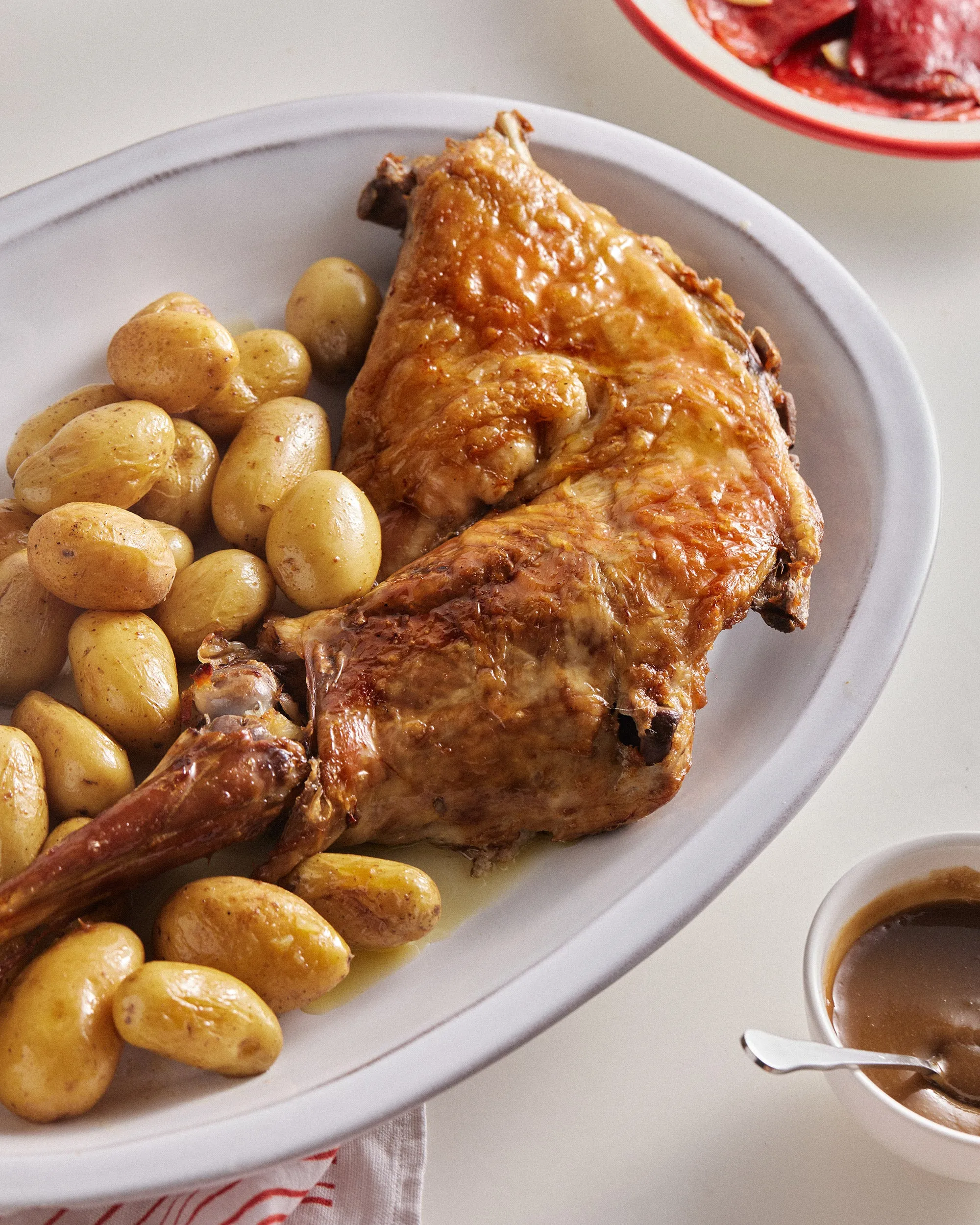 Cordero lechal asado tradicional 1/4 delantero o trasero