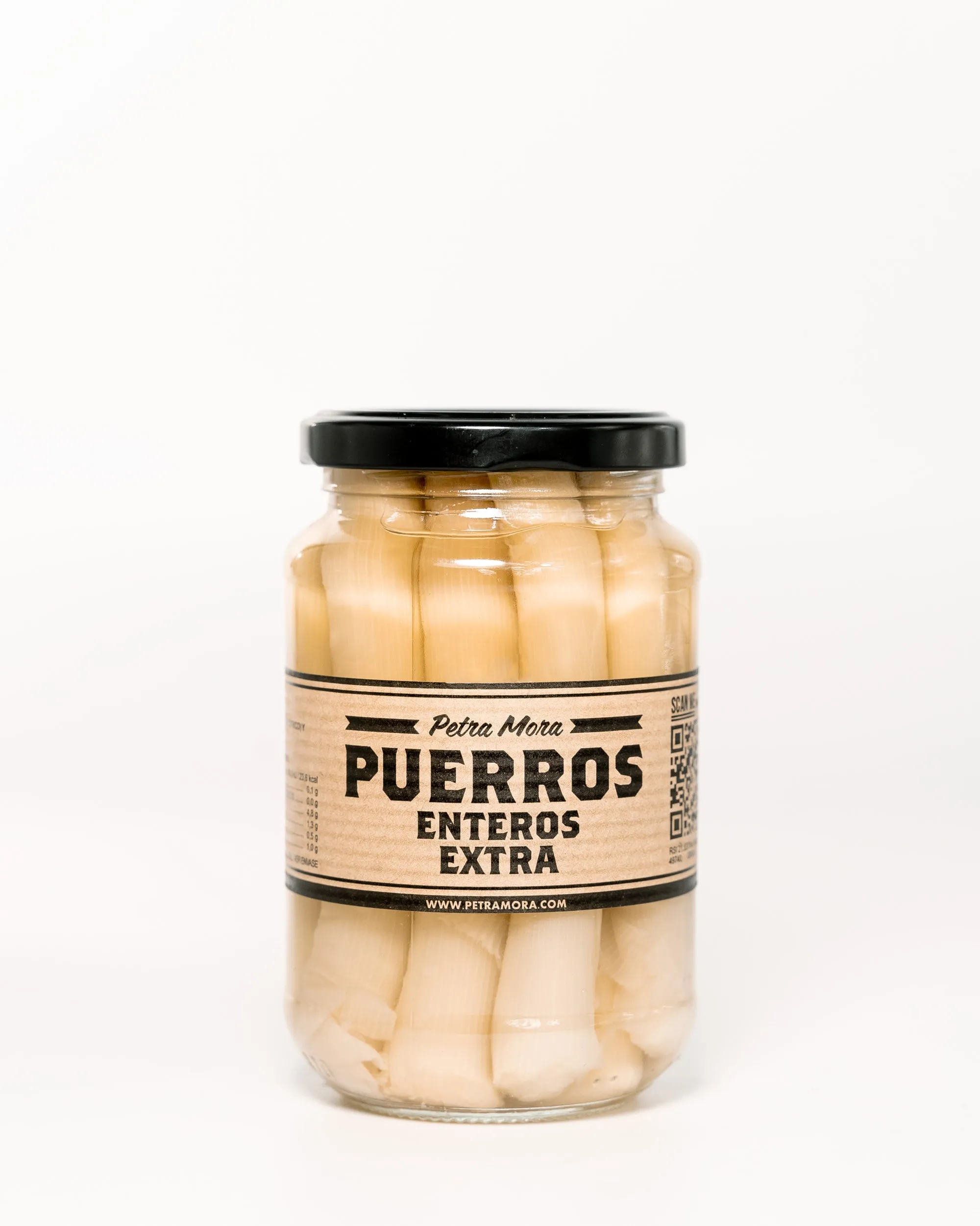 Puerros enteros extrafinos al natural 345 g