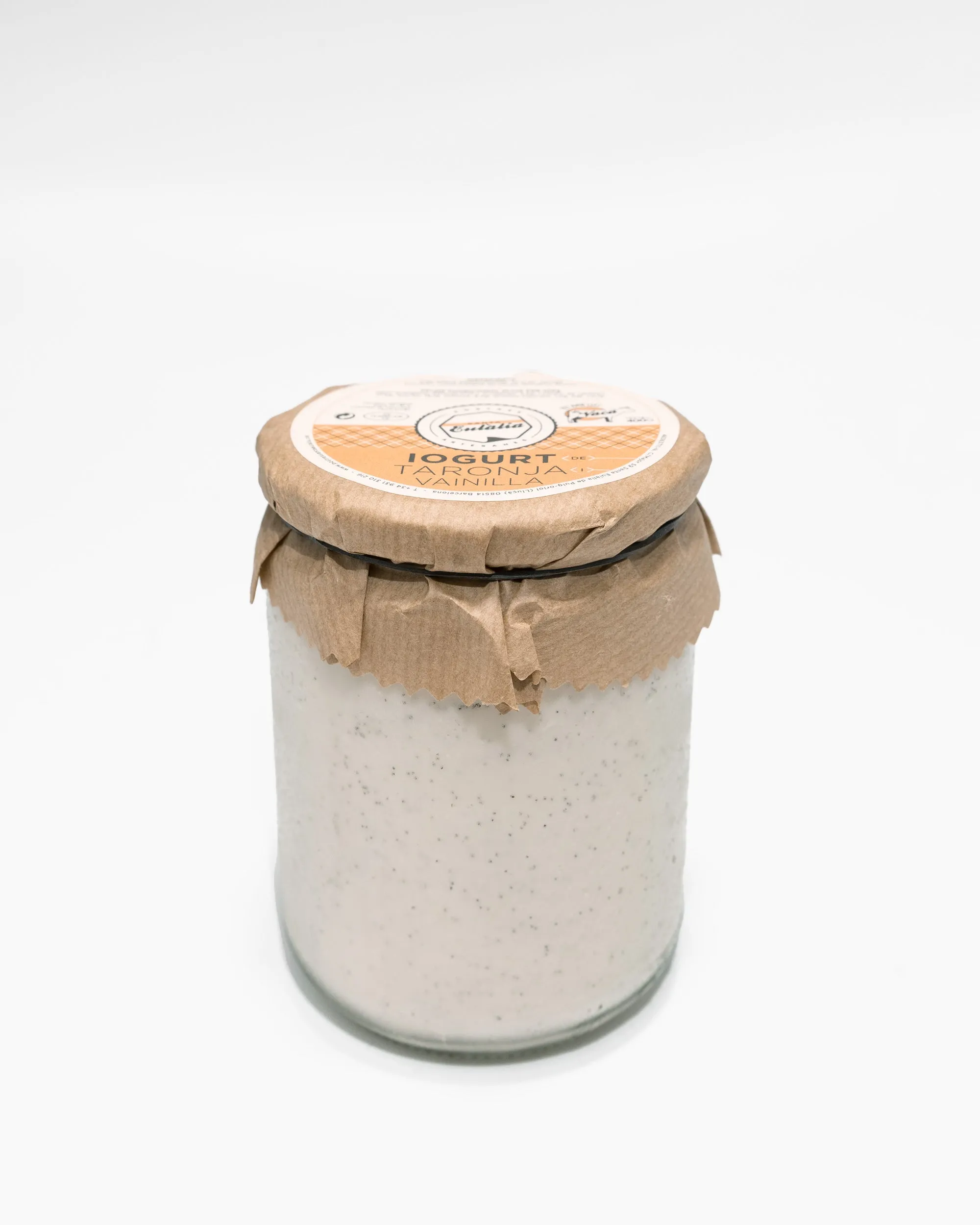 Yogur de vaca con naranja y vainilla 400 g