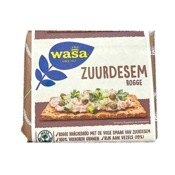Wasa Zuurdesem Rogge/ Pan Crujiente de Centeno Masa Madre 235g
