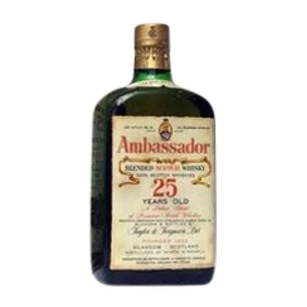 Whisky Blended Ambassador. Taylor & Ferguson 25 Años 70 cl Ejemplar Coleccionista No Apto para Consumo