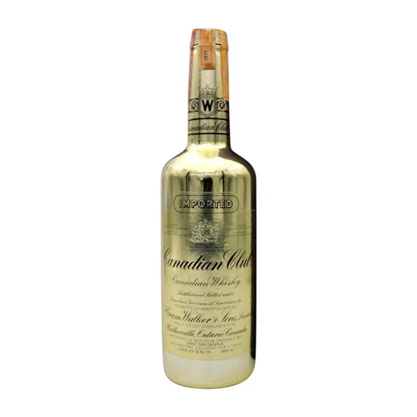 Whisky Blended Canadian Club Gold — Edición Oro 70 cl Ejemplar Coleccionista No Apto para Consumo