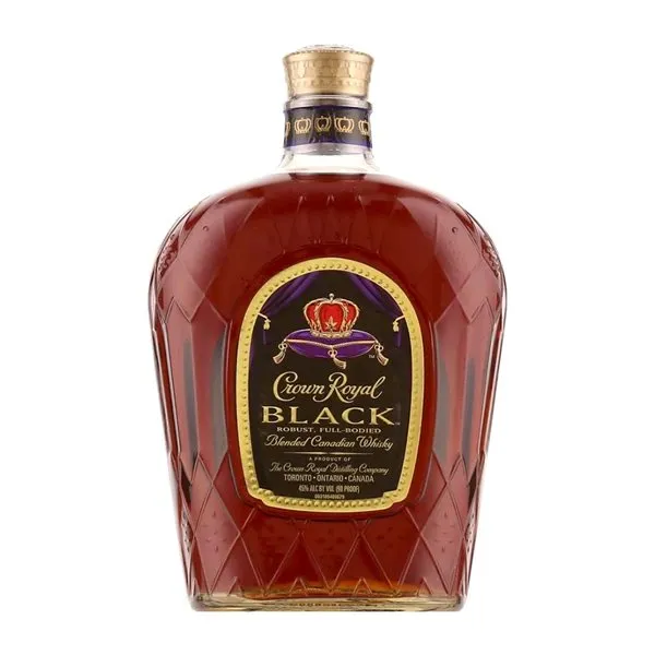 Whisky Blended Crown Royal Canadian Black — Edición Negra 1 L