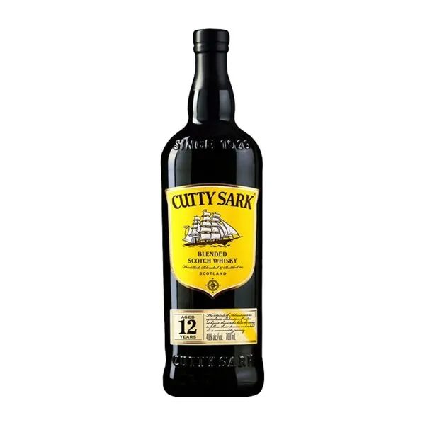 Whisky Blended Cutty Sark 12 Años 70 cl (Caja de 3 unidades)
