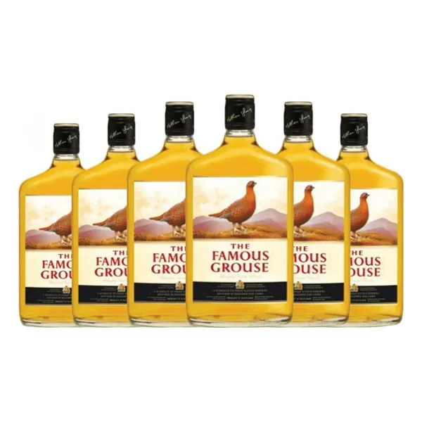 Whisky Blended Glenturret Famous Grouse Escocia Petaca Pequeña 20 cl (Caja de 6 unidades)