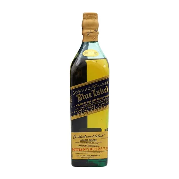 Whisky Blended Johnnie Walker Blue — Edición Azul, Vintage Botellín 20 cl