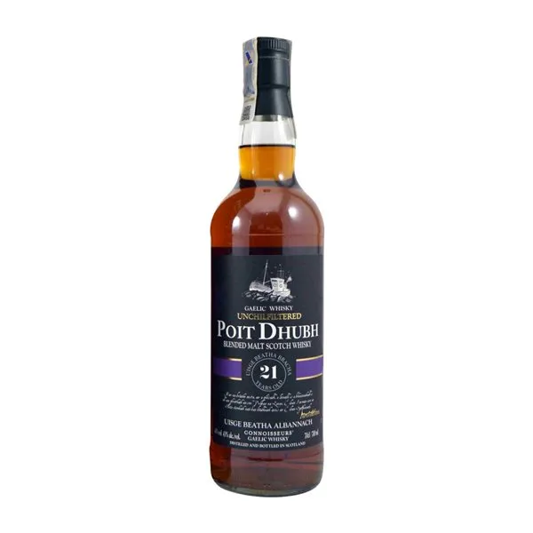 Whisky Blended Pràban Poit Dhubh 21 Años 70 cl