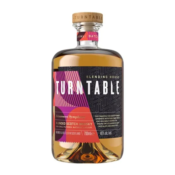 Whisky Blended Turntable Symphony 70 cl Bitter — Amargo, Sweet — Dulce
