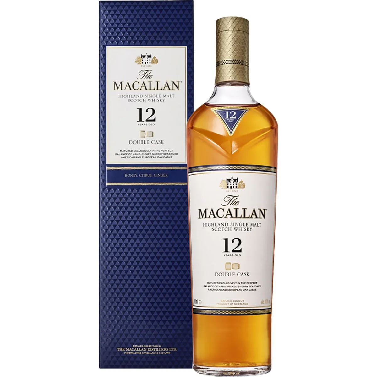 Whisky Escocés THE MACALLAN Doube Cask Single Malt 12 Años 70cl