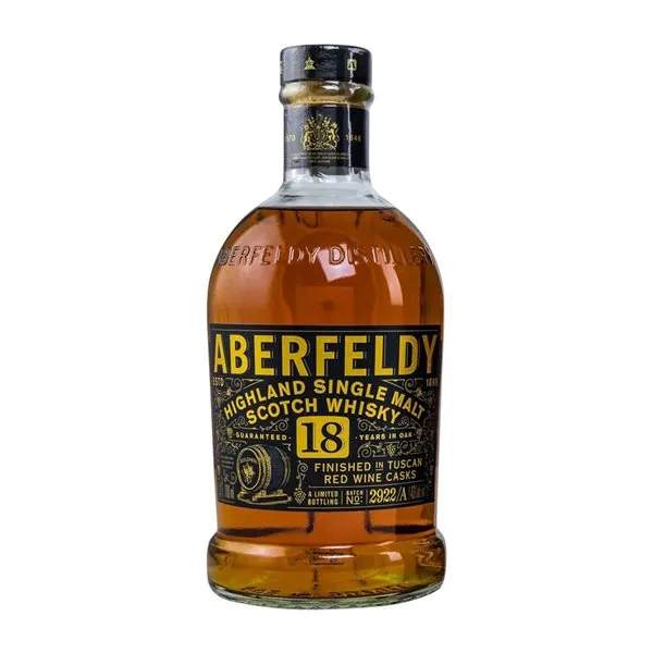 Whisky Single Malt Aberfeldy Bolgheri Red Cask Finish — Acabado en Barrica 18 Años 70 cl